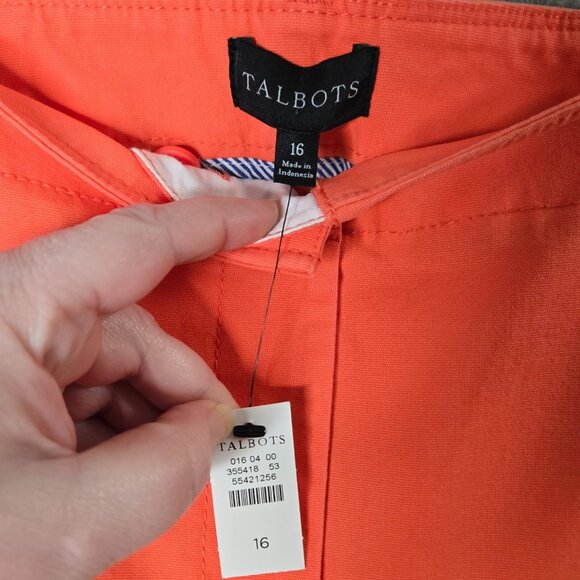Talbots Orange Straight Leg Pants - Picture 5 of 7